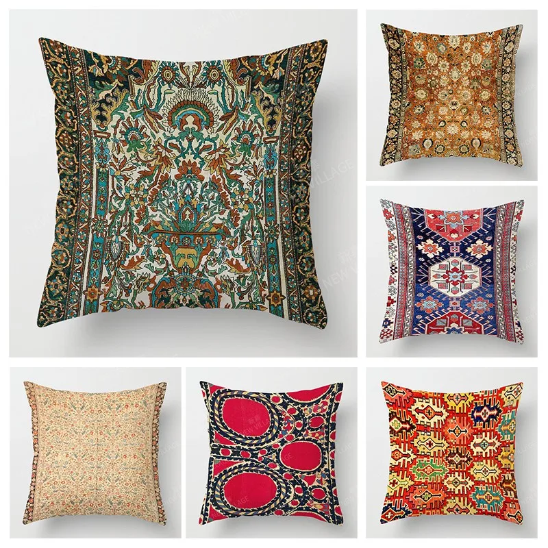 Autumn Fall Throw Pillow Covers – Boho Sofa Cushion Covers 1