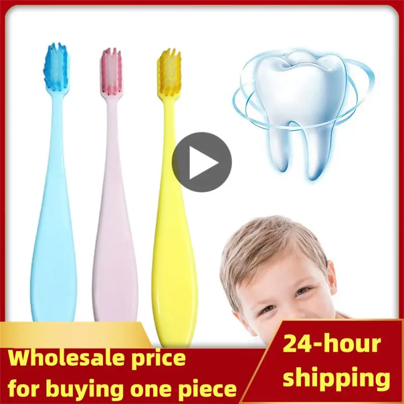 

Set Children Toothbrush Kids Soft Toothbrush Designed For Children's Teeth Oral Care Cleaning Brush Baby Items 1-3Years Old