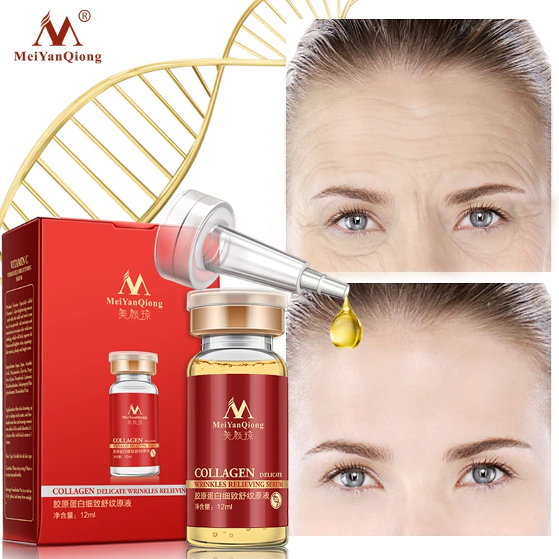 Soro Essência Anti-Envelhecimento para Mulheres, Colágeno Aloe Veracollagen, Rejuvenescimento, Anti-Rugas, Produtos para Cuidados com a Pele do