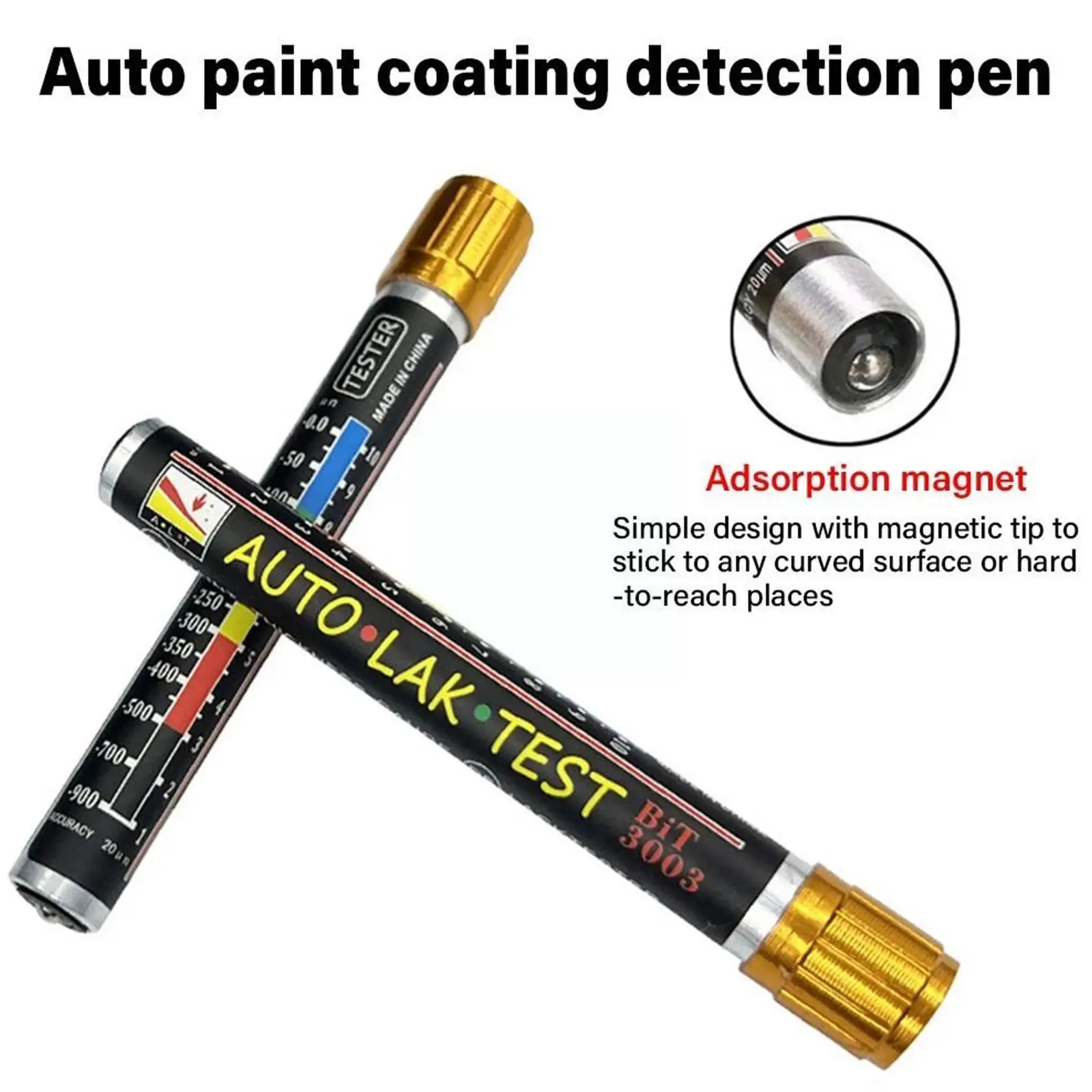 Car Paint Thickness Gauge Car Coating Thickness Test Pen Magnetic Automotive Tester Paint Pen Film Car Car Paint Pen Q0X0 3