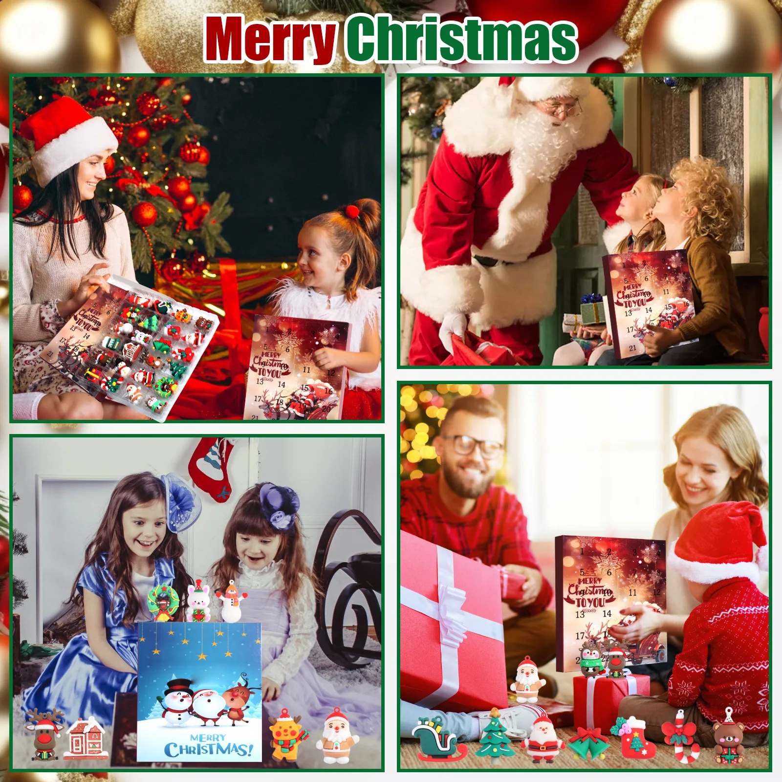 Christmas Advent calendario adviento Anime Christmas Blind Box