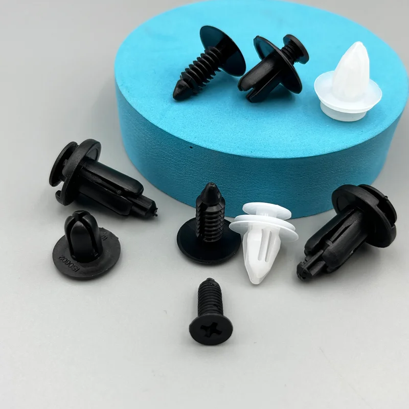 Auto Fastener Clip Plastic Rivet Fastener Screw Car Bumper Fender Rivet Car Clip 8mm for Toyota Focus Kia Nissan Yamaha
