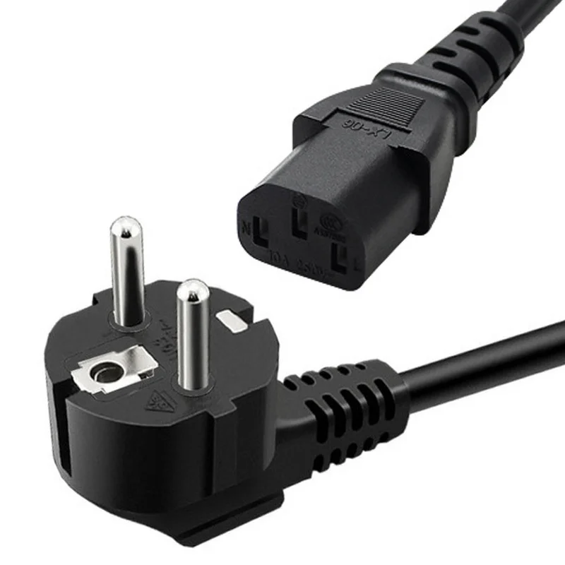 EU PLUG AC Power Adapter Cord Lead Cable For Sony Playstation 4 PS4 Pro Game Console