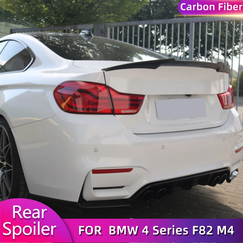 

Автомобильная модель для BMW 4 серии F82 M4 2014-2019 углеродное волокно/кованый УГЛЕРОДНЫЙ Задний спойлер для багажника
