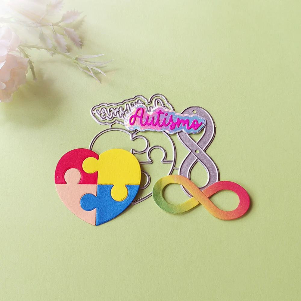 תשבץ לב חדש חיתוך מת ספר גירוד קישוט אלבום תמונות אלבום קישוט כרטיס אלבום קישוט