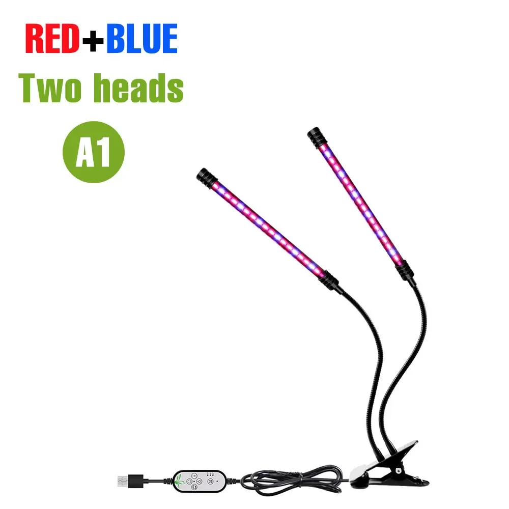 Full Spectrum LED Grow Light with USB and Dimmable Timing