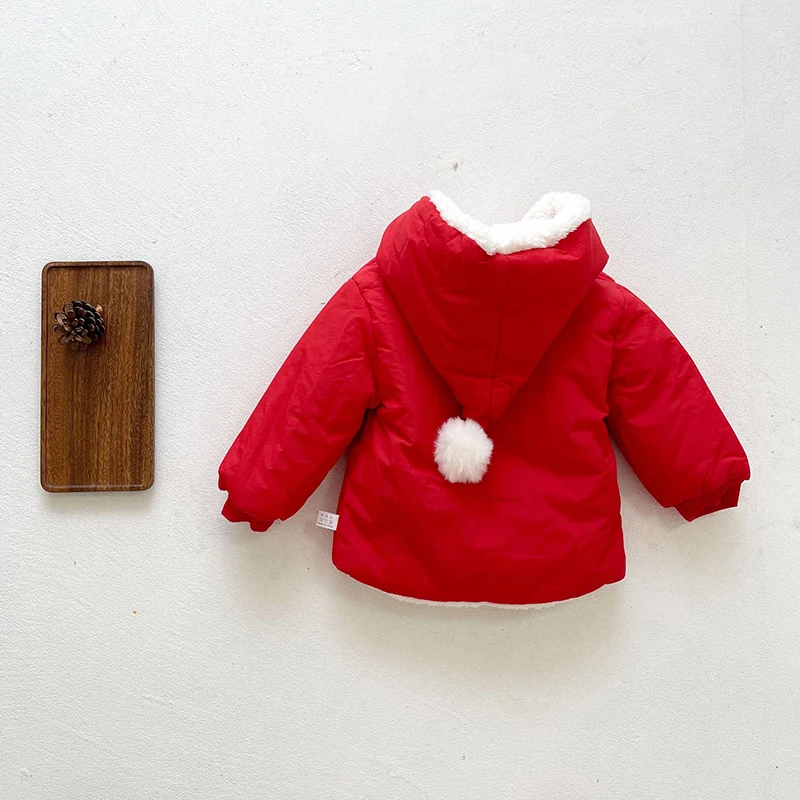 Baby Boys Girls Jacket Winter Childrens Clothing 0-3 Year Old Fleece Thicken Jacket Thick Cotton Inner Liner Thicken Kids Coat