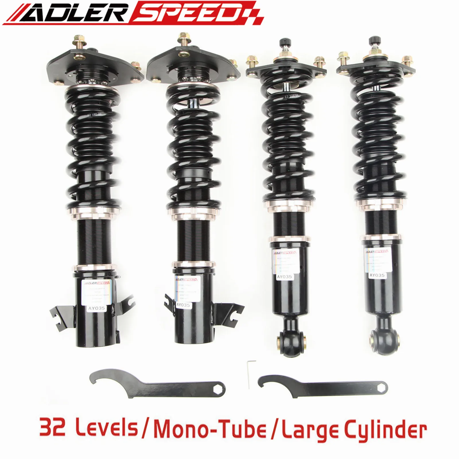 

32 Level Damping Mono Tube Coilovers Suspension For 97-01 Mitsubishi Mirage CJ4A