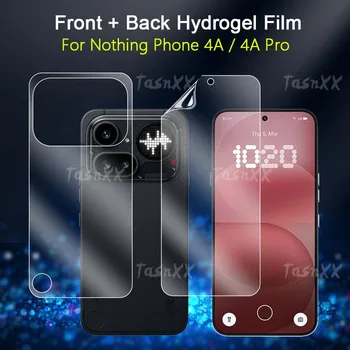 Protezione per schermo anteriore/posteriore per Nothing Phone 4A 3A Pro Pellicola idrogel riparabile ultra trasparente, sottile e morbida - Non in vetro temperato
