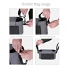 Insular Brand Baby Diaper Bag Multi-functional Mommy Nappy Stroller Bag Fashion Baby Hanging Storage Organizer Bag For Baby Care 4