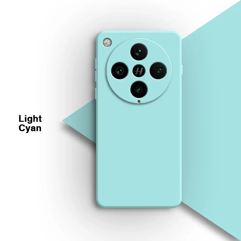 Elegant Liquid Silicone Square Phone Case - Fashionable Soft Back Cover in Classic Design