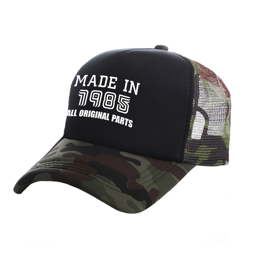 Made In 1985 Alle Original Teile Baseball Caps Kühle Sommer Mesh Net Hut Geburtstag Geschenk Trucker Cap MZ-414 – Detail 2