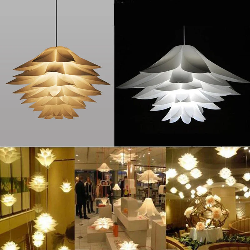 

Office Decoration Lotus Chandelier Ceiling Lamp Kid Room Pendant Light Shade Bed