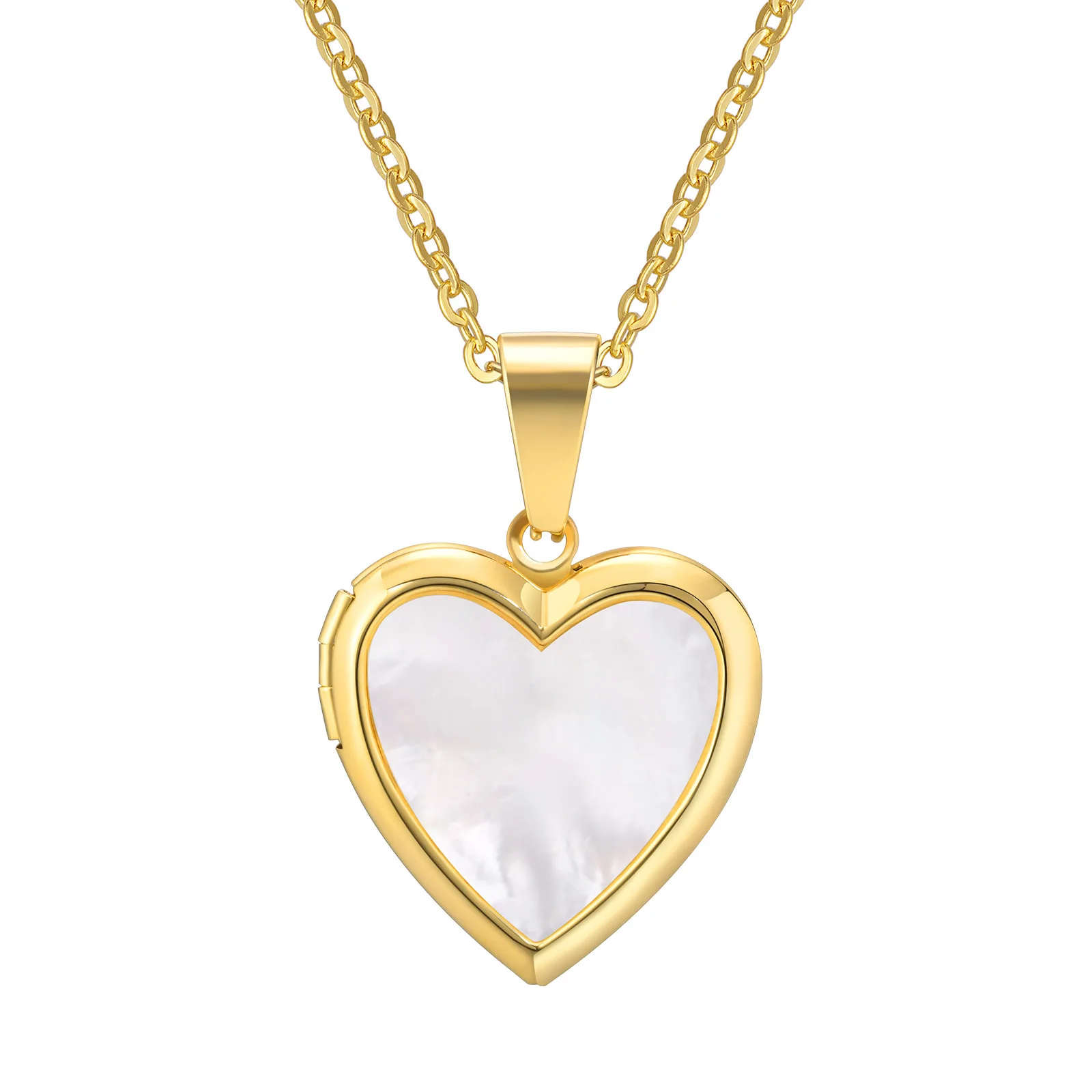 Collier Personnalisable Cœur En Acier Inoxydable - Gravure Nom/date, Cadeau Intemporel Pour Femme
