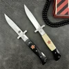 High Quality Tactical Pocket Folding Knife 440C Blade ABS Handle with  Nylon Sheath EDC Outdoor Knives Hunting Survival Tools 2