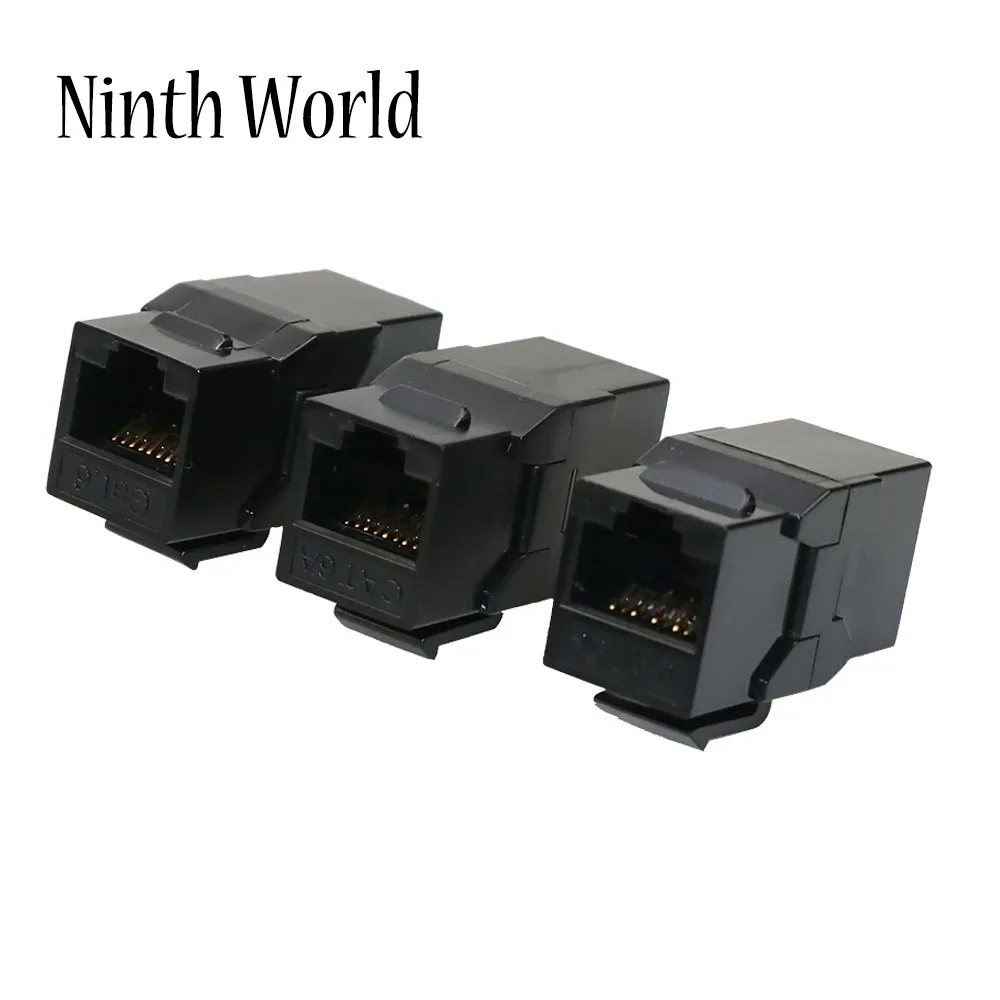 Katze 5e Cat6 Katze 6A Keystone Jack RJ45 Stecker Erweiterung Inline Koppler Ethernet Netzwerk LAN Unshielded
