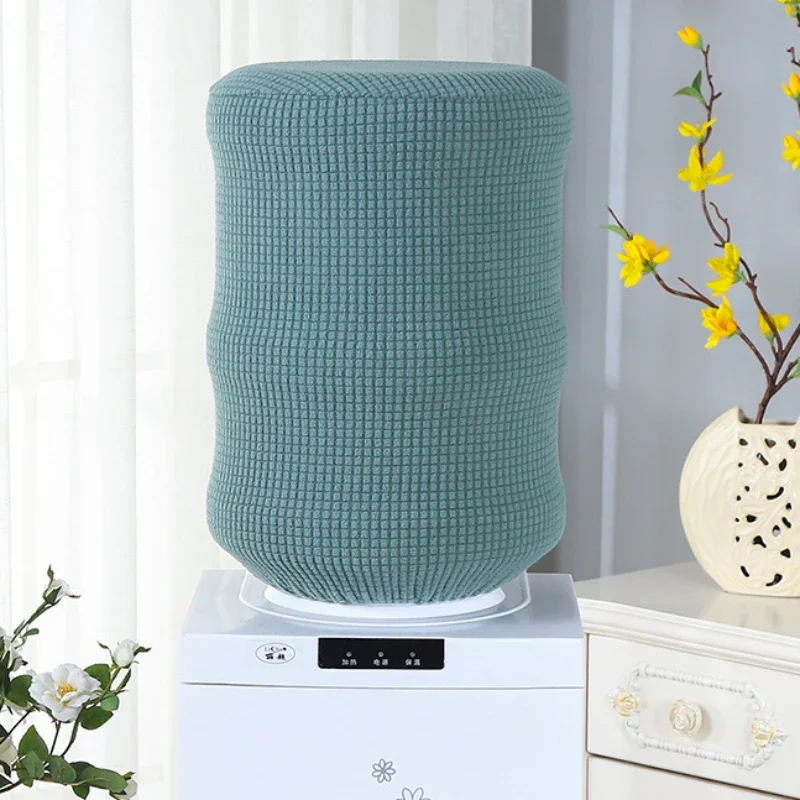 New Solid Knitted Drinking Fountains Barrels Water Dispenser Dust Cover Household Merchandises Protector Barreled Water Cover
