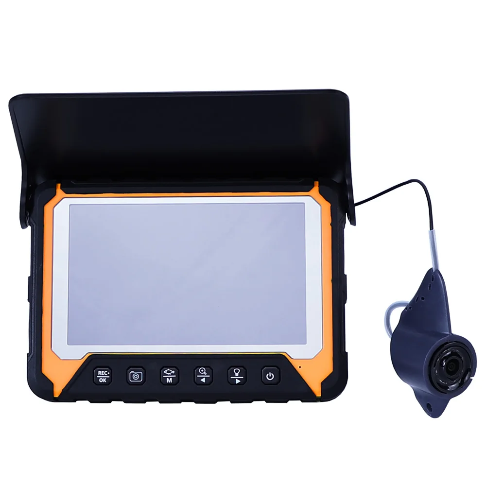 5 Inch IPS Visual Fishing Camera With Recording And Alarm Functions 8 IR Night Vision Fish Finder For Ice/ Lake Fishing's Gift fish finder