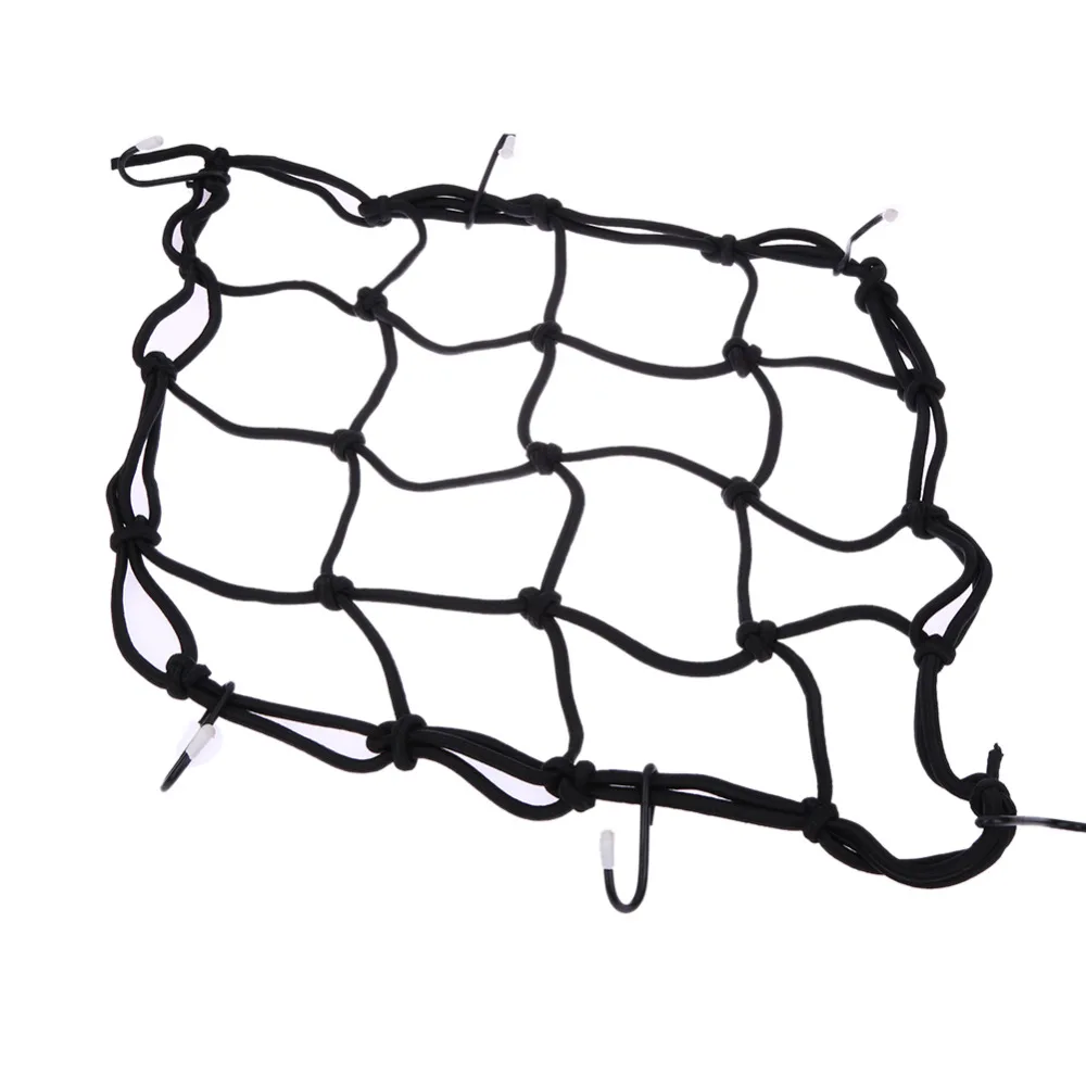 Motorcycle Luggage Net Bike 6 Hooks Hold Down Fuel Tank Network Helmet Mesh Web Bungee Travel Goods Bag Tank Car Styling motorcycle cargo net,motorcycle bungee net,motorcycle luggage net