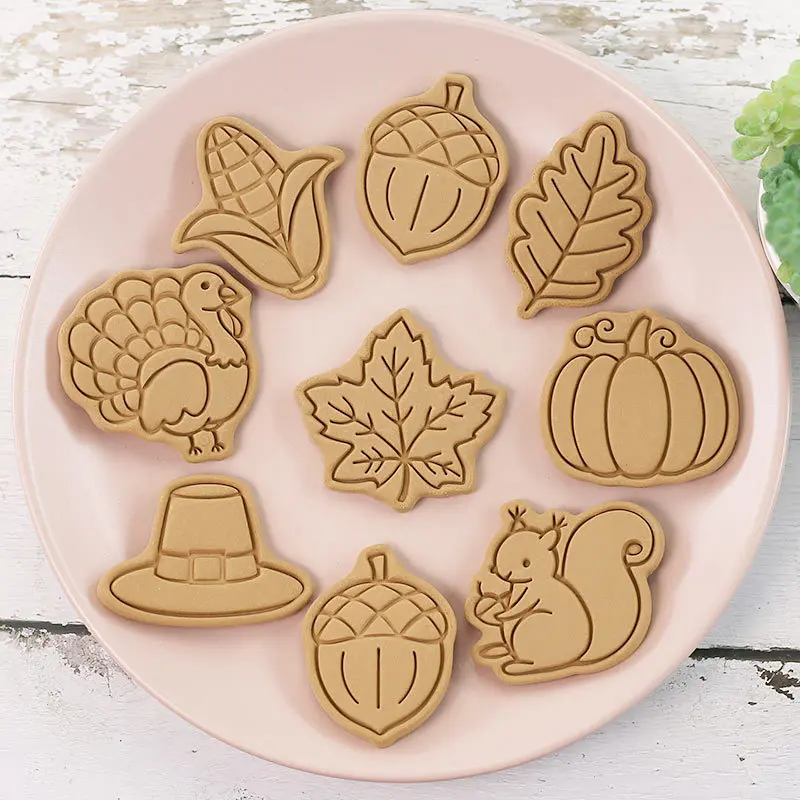 Emporte Piece Bonhomme Pain D'épice Lot De 8 Emporte-Pièces En Forme D'Animal Pour Fondant, Motif Girafe Kit Biscuits Thème Fête