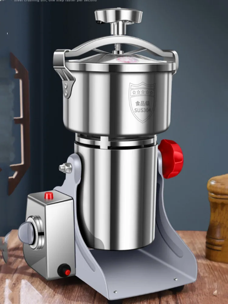 1000G 110/220 Grinder Machine Grains Electric Herbal Coffee Powder Miller Dry Food High Speed Intelligent Spices Cereals Crusher 2