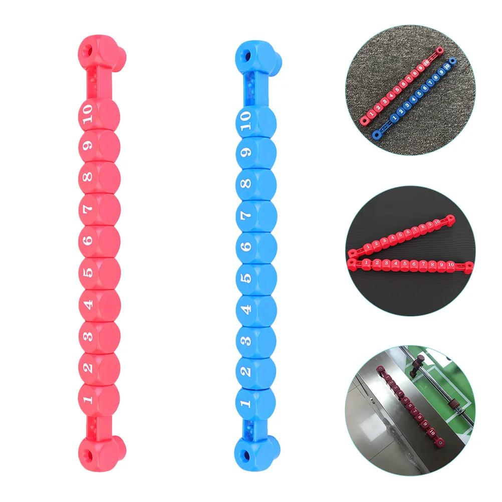 2Pcs Foosball Soccer Score Counters Score Keepers for Table Football Desktop Games Scoring Counters