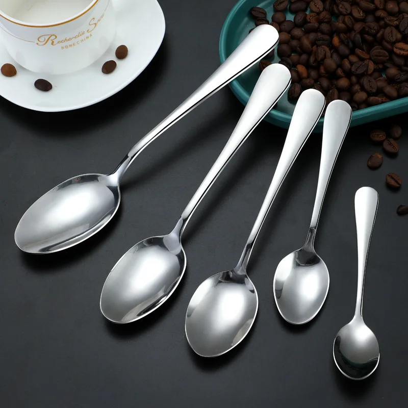 Set 12 Cucchiaini Da Caffè In Acciaio Inox 14 Cm – Mini Cucchiai Per Espresso E Dessert, Eleganti, Lavabili In Lavastoviglie