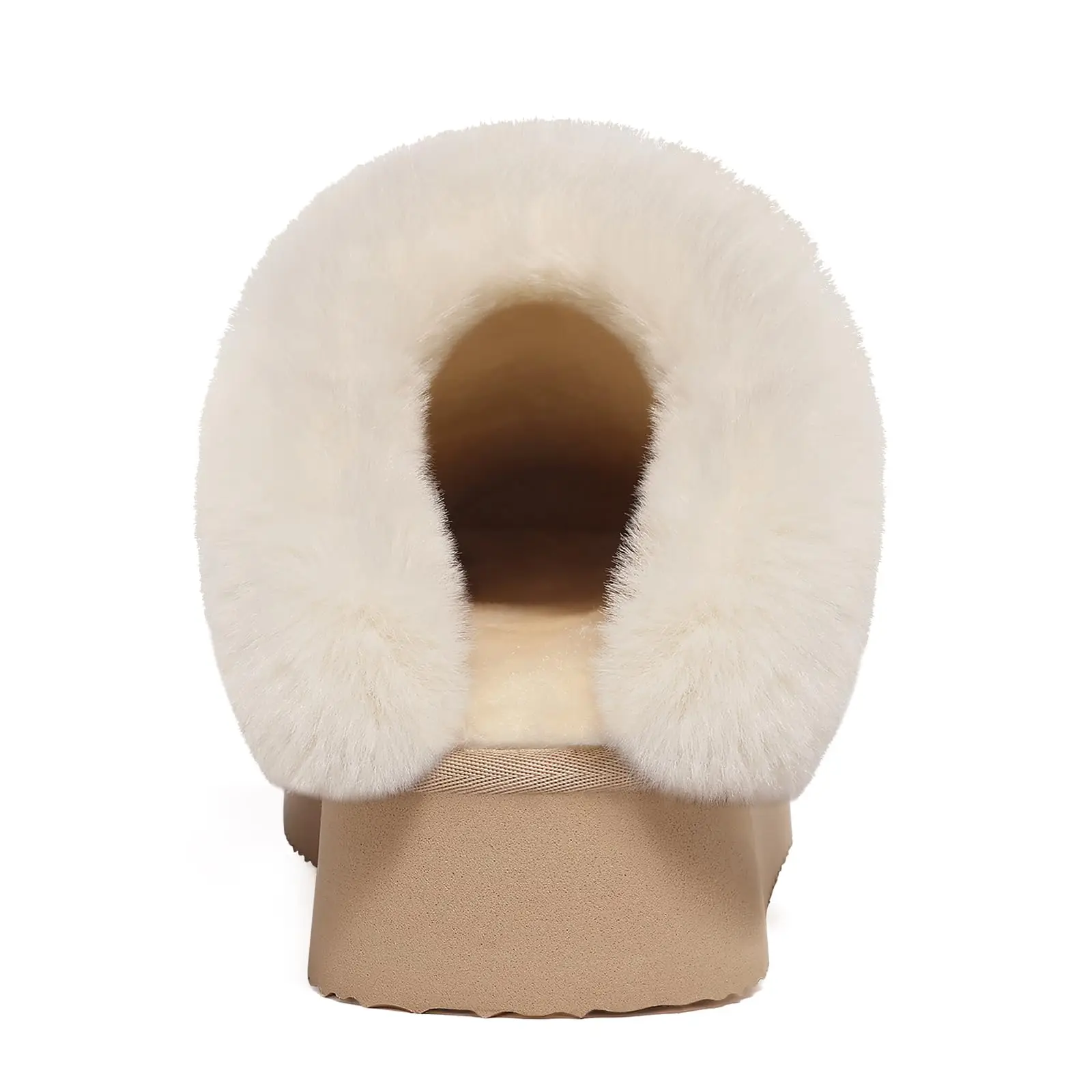 Platform Fuzzy Slippers For Women Winter Plush Slippers Warm Furry Indoor Thick Sole Memory Foam House platform slippers women slippers warm slippers