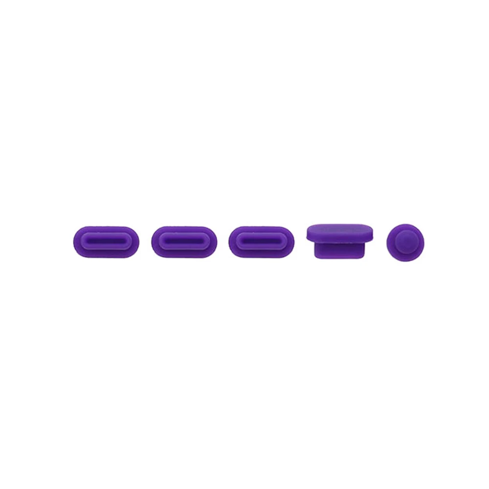 Silicone World 5-Piece Soft Silicone Dust Plug Set
