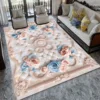 European Light Luxury Carpet Living Room Large Size Flower Pattern Home Bedroom Decor Rugs Washable Lounge Non-slip Floor Mats 2