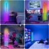 Living Room Dimmable RGB Corner Floor Lamp 140cm Stand Smart APP LED Mood Light for Bedroom Nordic Home Decor Interior lighting 6