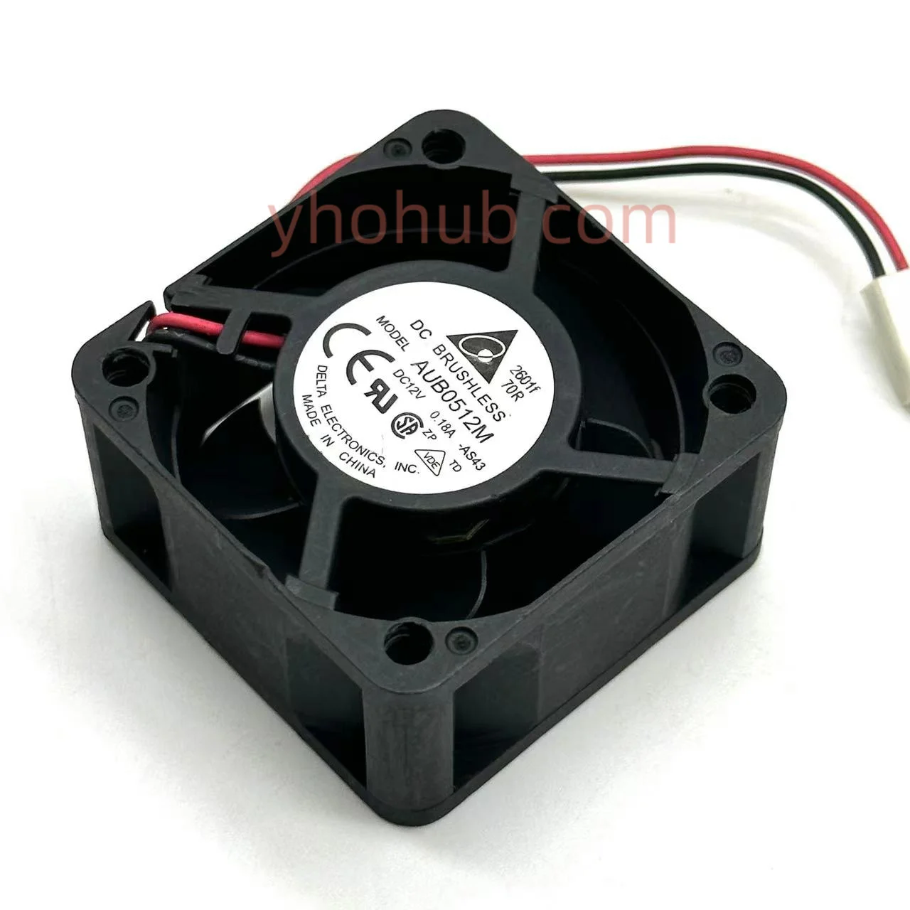 

Охлаждающий вентилятор для сервера Delta Electronics AUB0512M AS43, постоянный ток 12 В, 0,18 А, 50x50x25 мм