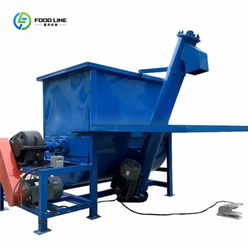 Nuova Macchina Miscelatrice per Terreno Personalizzata da 600KG per Vivaio e Serra, Miscelatore Elettrico per Terriccio con Capacità di 2 ton/h