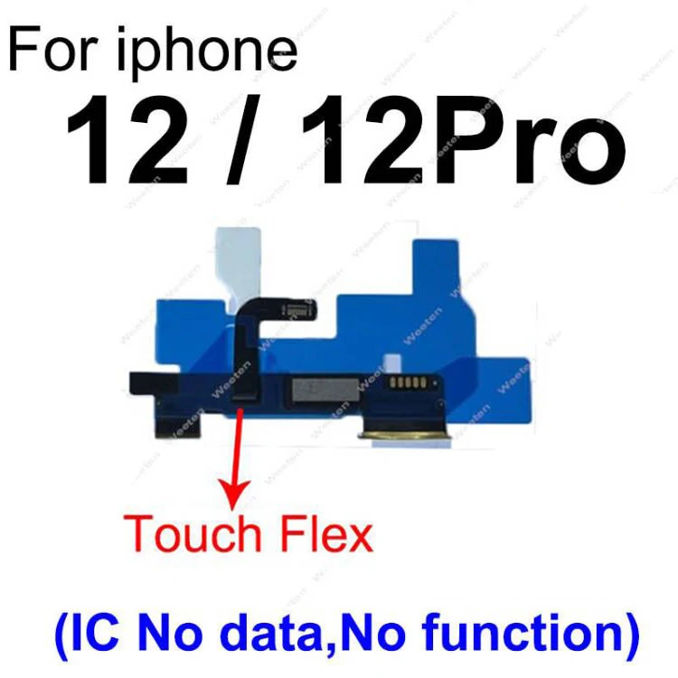 LCD ekran dokunmatik Flex kablo iPhone 12 13 Mini 12 13 14 Pro Max dokunmatik LCD ekran IC veri parçaları olmadan Flex kablo