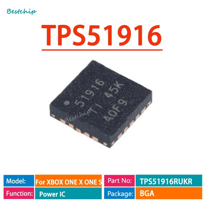10-30PCS Ram Power IC 51916 Compatible For XBOX ONE X ONE S U9F1  TPS51916RUKR TPS51916 QFN20 - AliExpress