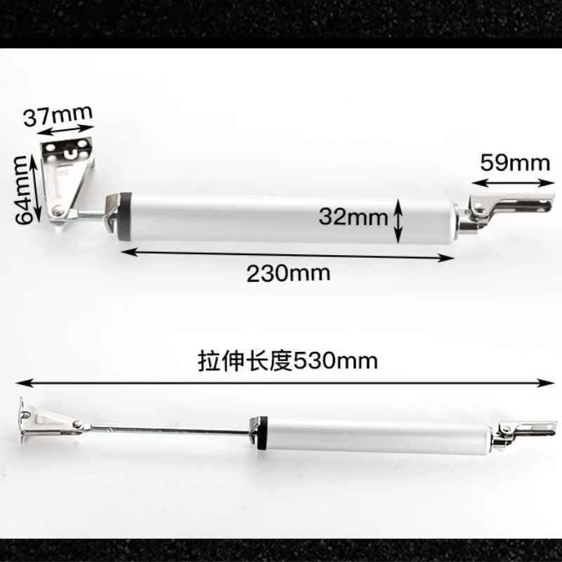 Soft Closing Automatic Door Closer 35KG Pneumatic Adjustable Speed Positioning Door Stop Protective Holder Hardware door closer