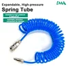 4x6mm Heavy Duty Air Dust Blow Gun Kit, 50cm Long Pneumatic Coiled TPU Hose Air Duster Gun Remover for Air Compressor 2