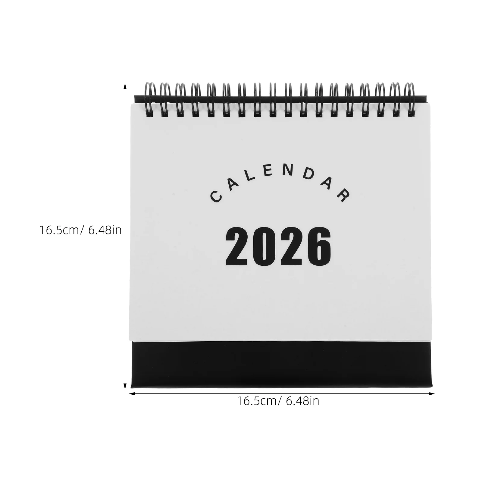 Mini Desk Calendar 2026 Standing Flip Calendar From 2026 Small Desktop Planner for Home Office Or School Thick Paper Portable