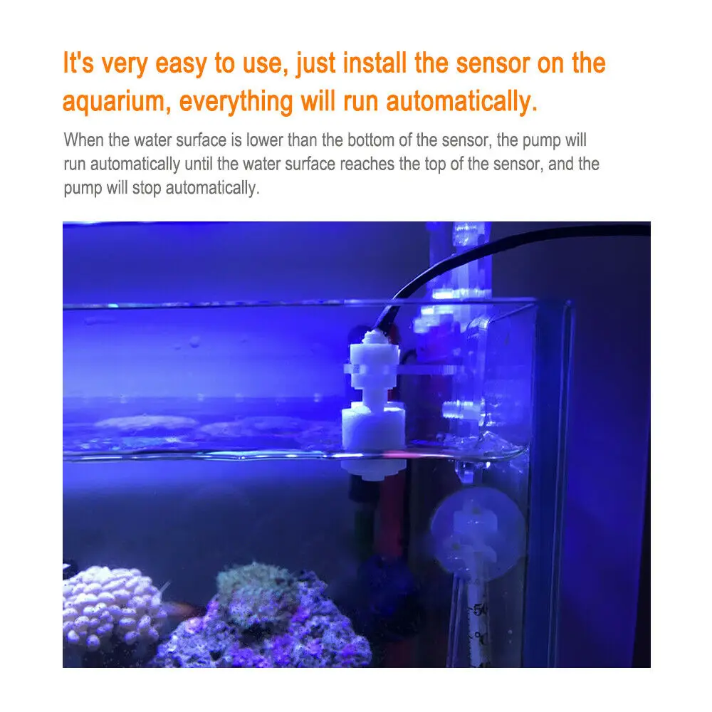 Aquarium Fish Tank Auto ATO Automatic Top Off System Water Filler water Level Controller Auto add Water with Pump Sensor 2