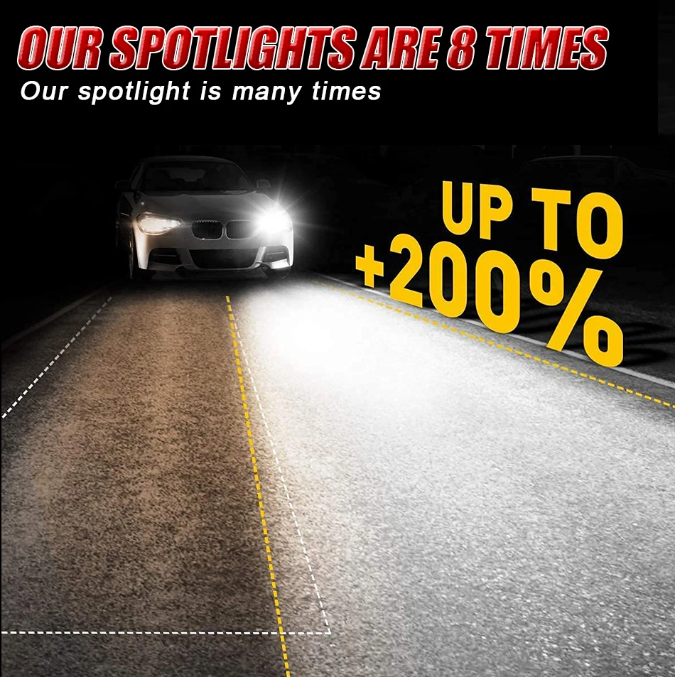 Мини линзы H4 bi led, светодиодные модули, mini лампы н4, 220000LM ...