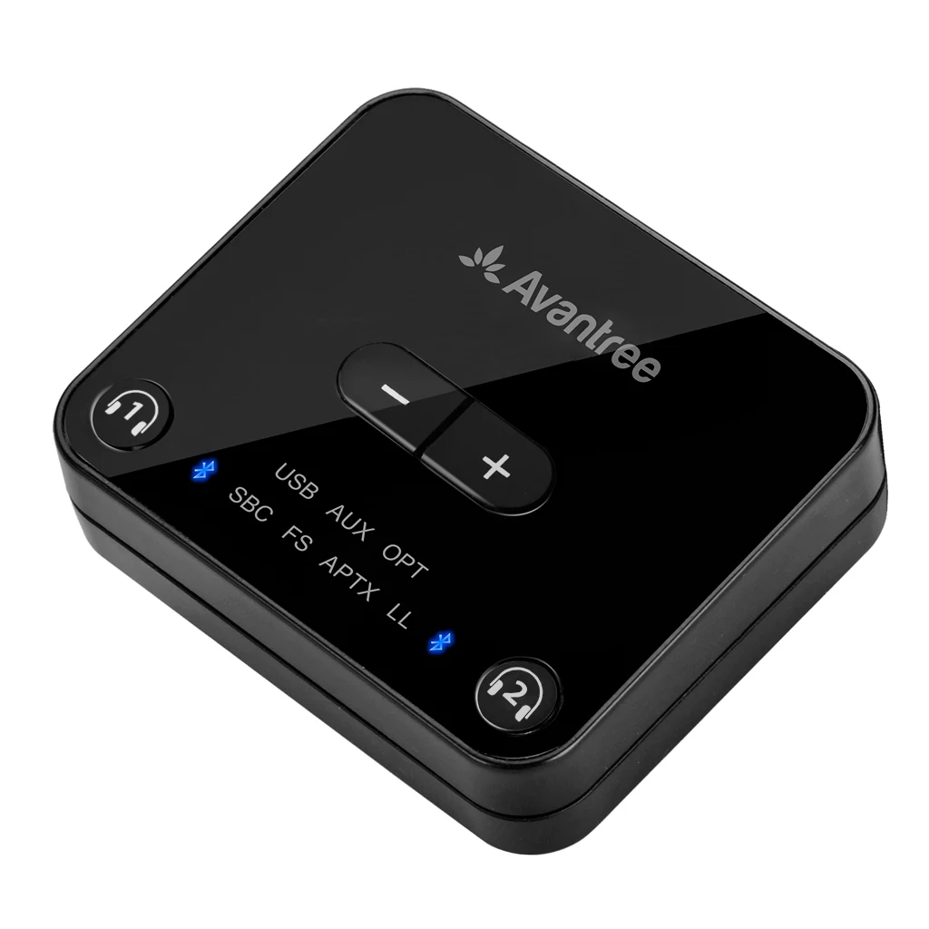 Avantree Audikast Bluetooth 5.0 Transmitter for TV PC Volume Control aptX Low Latency