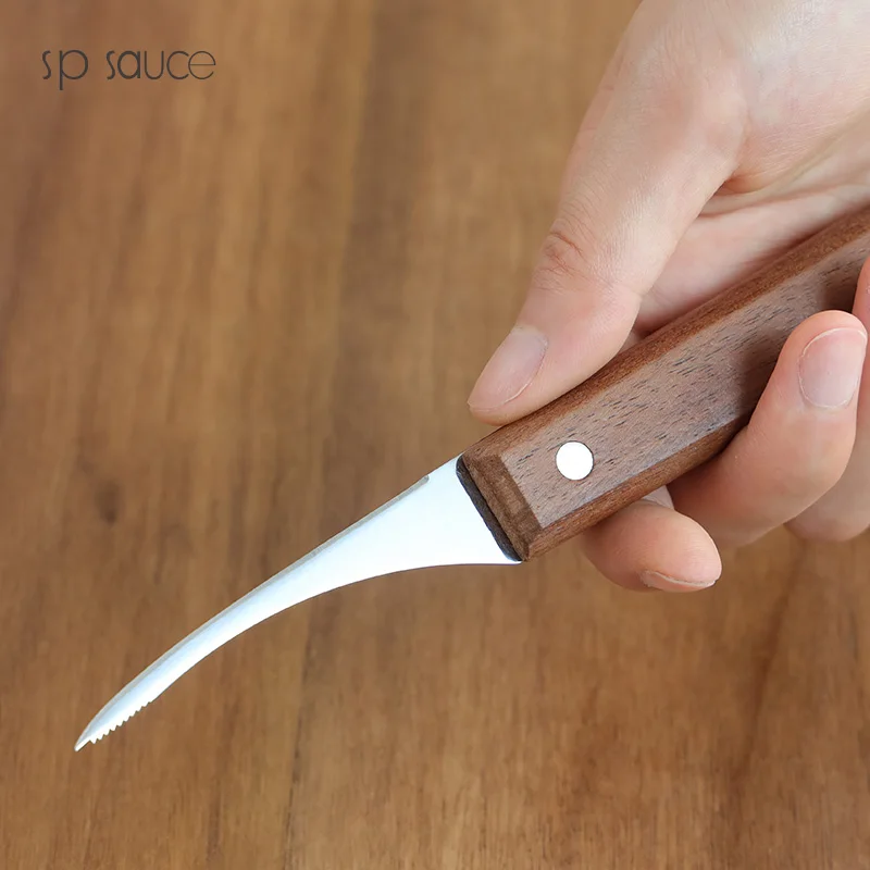 Japan Stainless Steel Shrimp Line Knife Lobster Fish Cleaning Shrimp Intestines Cutting Knife Peeler Practical Seafood Tool shrimp peeler seafood opener