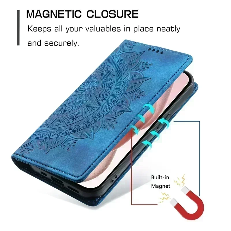 Magnetic Leather Phone Case Cover - Premium Protection and Style