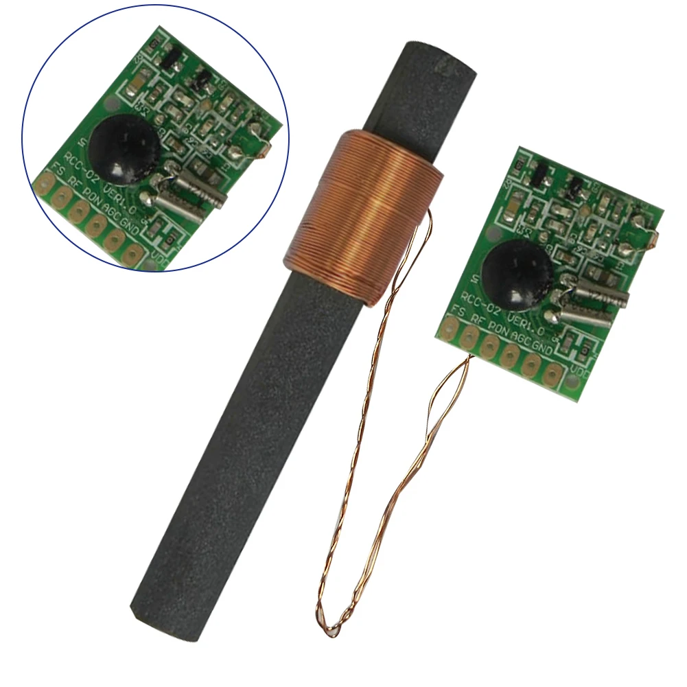 1PC 40/60KHz JJY Receiver Module Radio Time Module Radio Clock Radio Module Antenna High Sensitivity