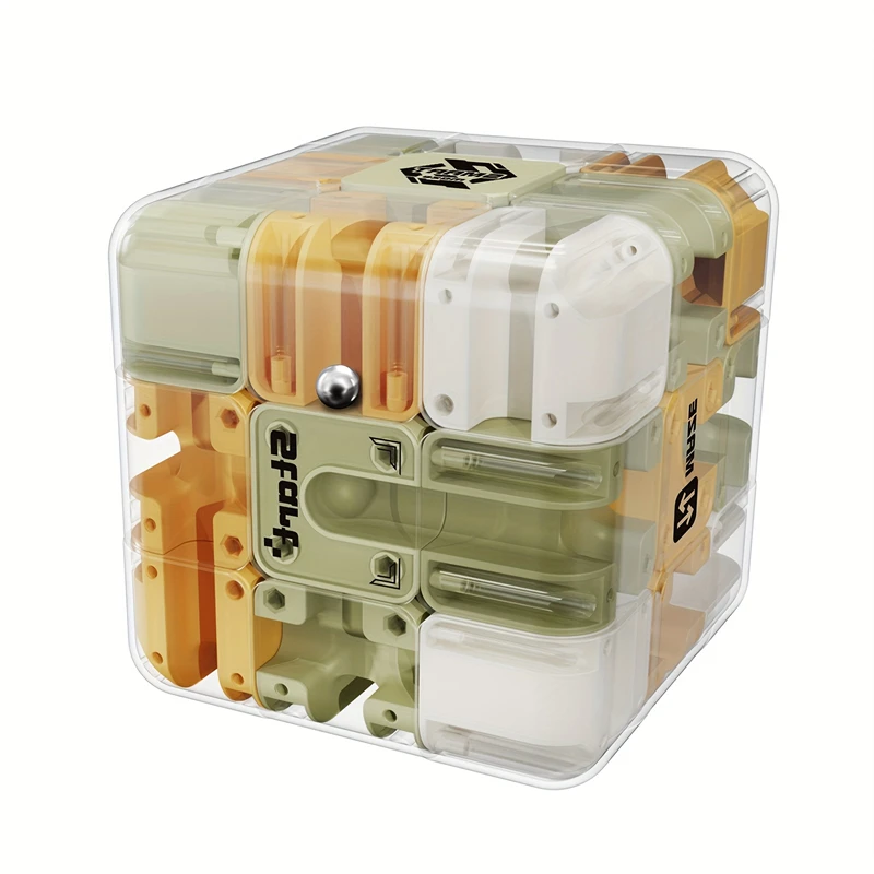 3D Maze Magic Cube Six-sided Transparent Puzzle Speed Cube Toys For Children Educational Birthday Party