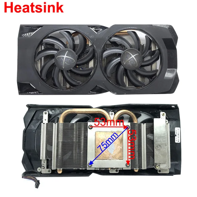 Cpu Cooler Xfx Rx 580 Water Cooling Heat Sink Gpu Cooler Rx 580