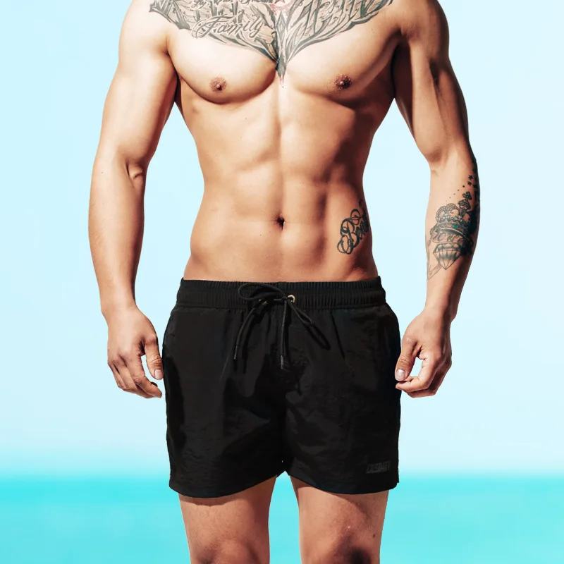 

DS2 2022 new summer sexy solid swimming surf men swimwear swim trunk briefs bikinis swimsuits men beach shorts bathing suits