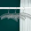 1Pcs Stainless Steel Balcony Clothes Hanger Windproof Drying Rack Sock Laundry Airer Hanger Space Saving No Deformation Holder 3