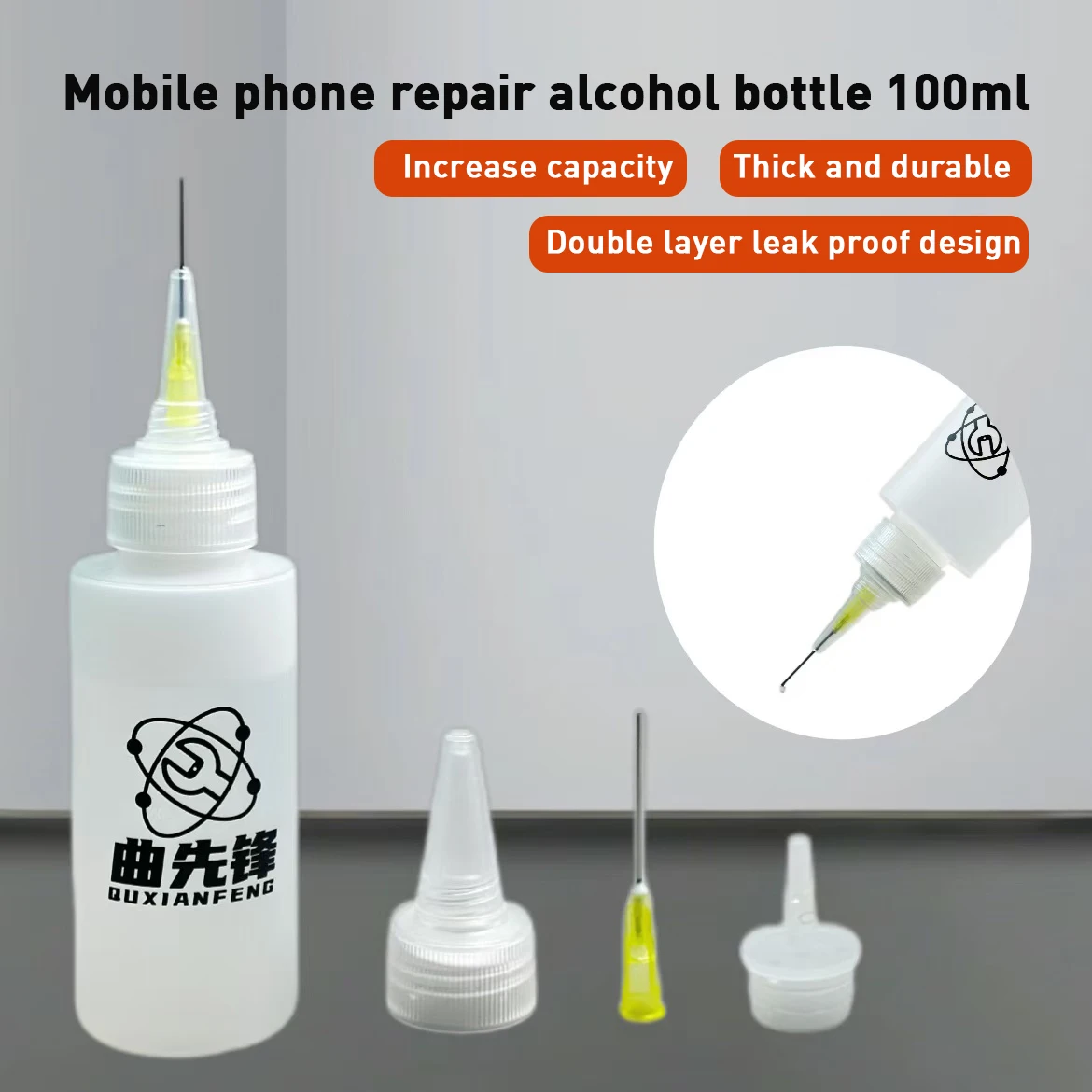 RELIFE RL-054 50ml Push Liquid Alcohol Bottle Dispenser for Rosin Solder Flux Paste Mobile Phone PCB Cleaning Welding Repair liquid bottle dispenser