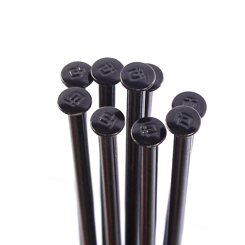 DT Swiss Champion J-bend / straight pull head 2.0 bicycle spokes black mtb road bicycle spokes with copper cap 32PCS bicycle spokes